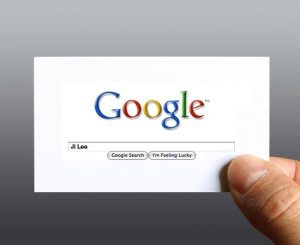 Google business card